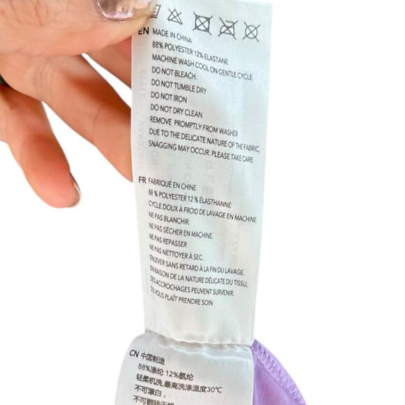 VARLEY Landon Crop Top Short Sleeve Mesh Knit Women's Size Medium NWT Gym Yoga - Picture 4 of 10